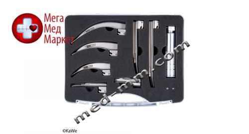 Купить Набор для взрослых + педиатрия 2,5 В 1 рукоятка + 7 клинков Миллер C / Макинтош C KaWe  цена, характеристики, отзывы